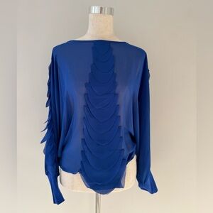 Gracia Royal Blue Blouse